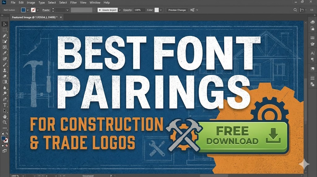 Best Font Pairings for Construction & Trade Logos (Free Download)
