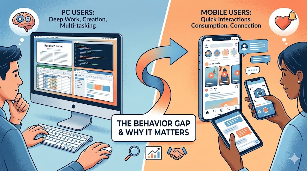 How PC Users Behave Differently Online (And Why It Matters)